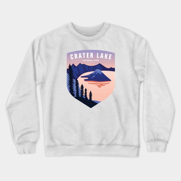 Crater Lake National Park Crewneck Sweatshirt by smalltownnc